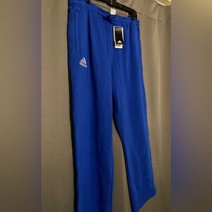 Adidas Climawarm Athletic Pants Men's Blue New with Tags flare.